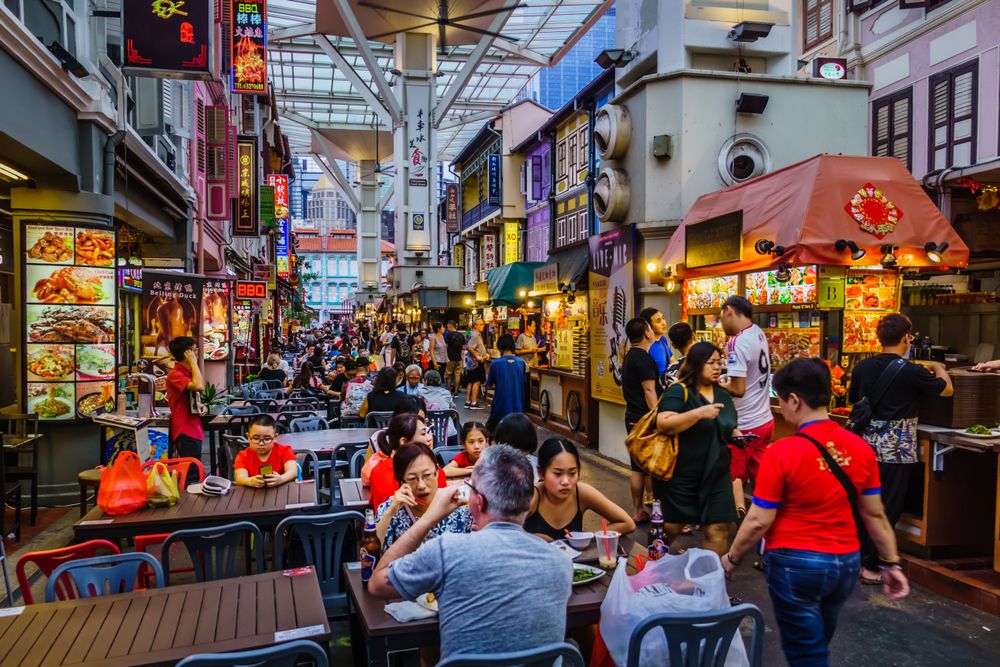 Famous Hawker Centre on Smith Street, Singapore