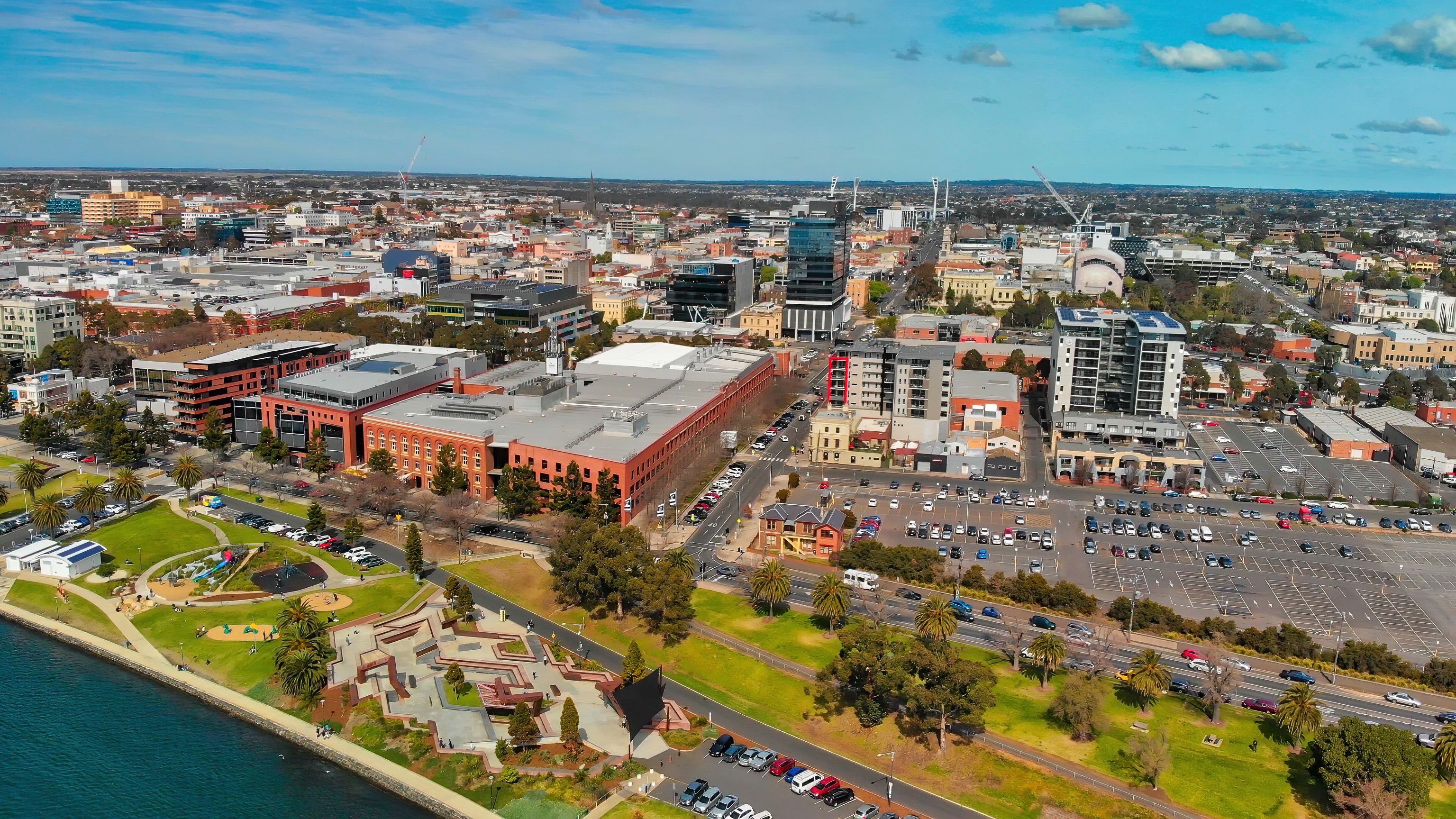 Geelong Australia aerial view