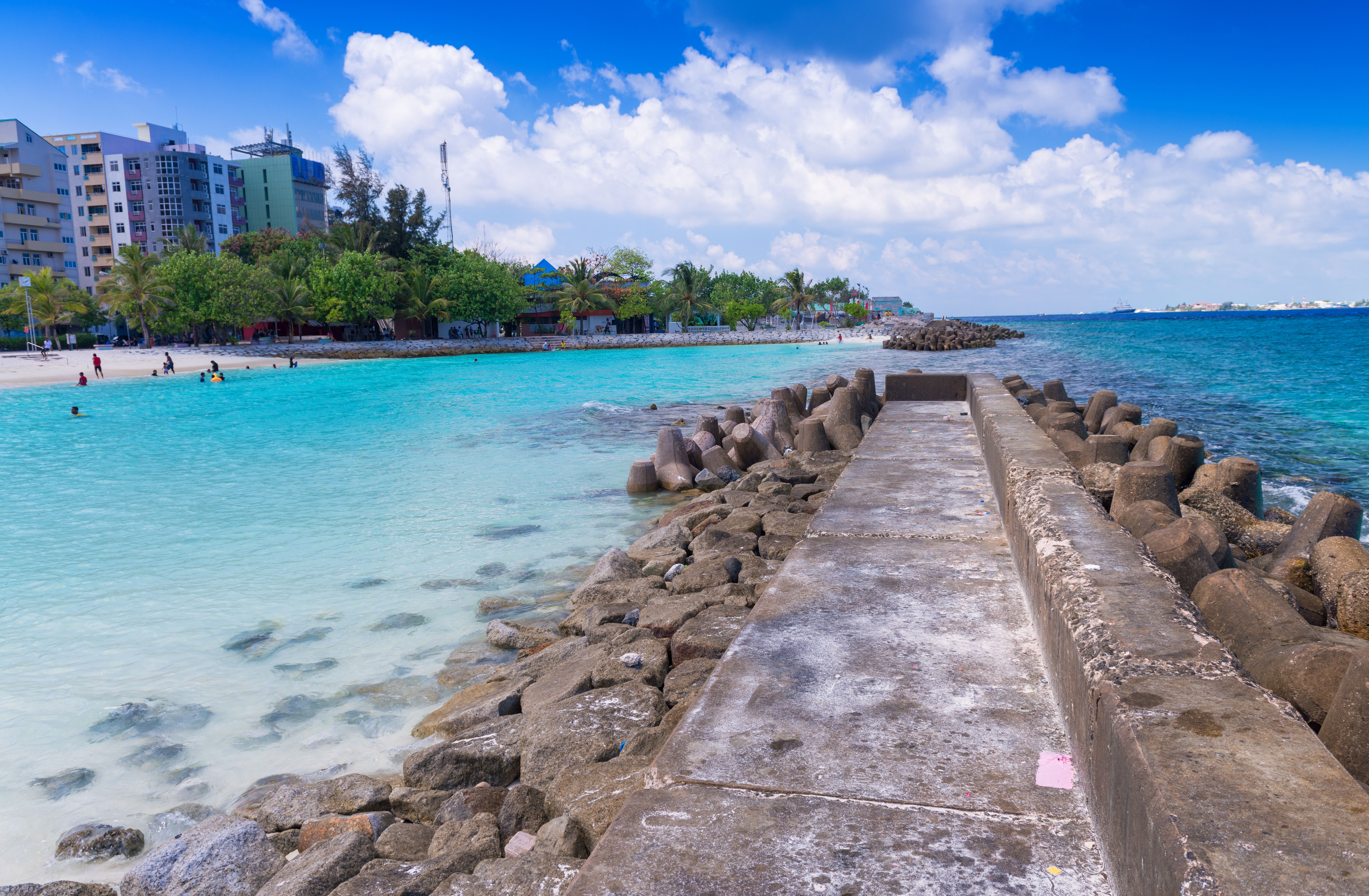 Beach in Malé