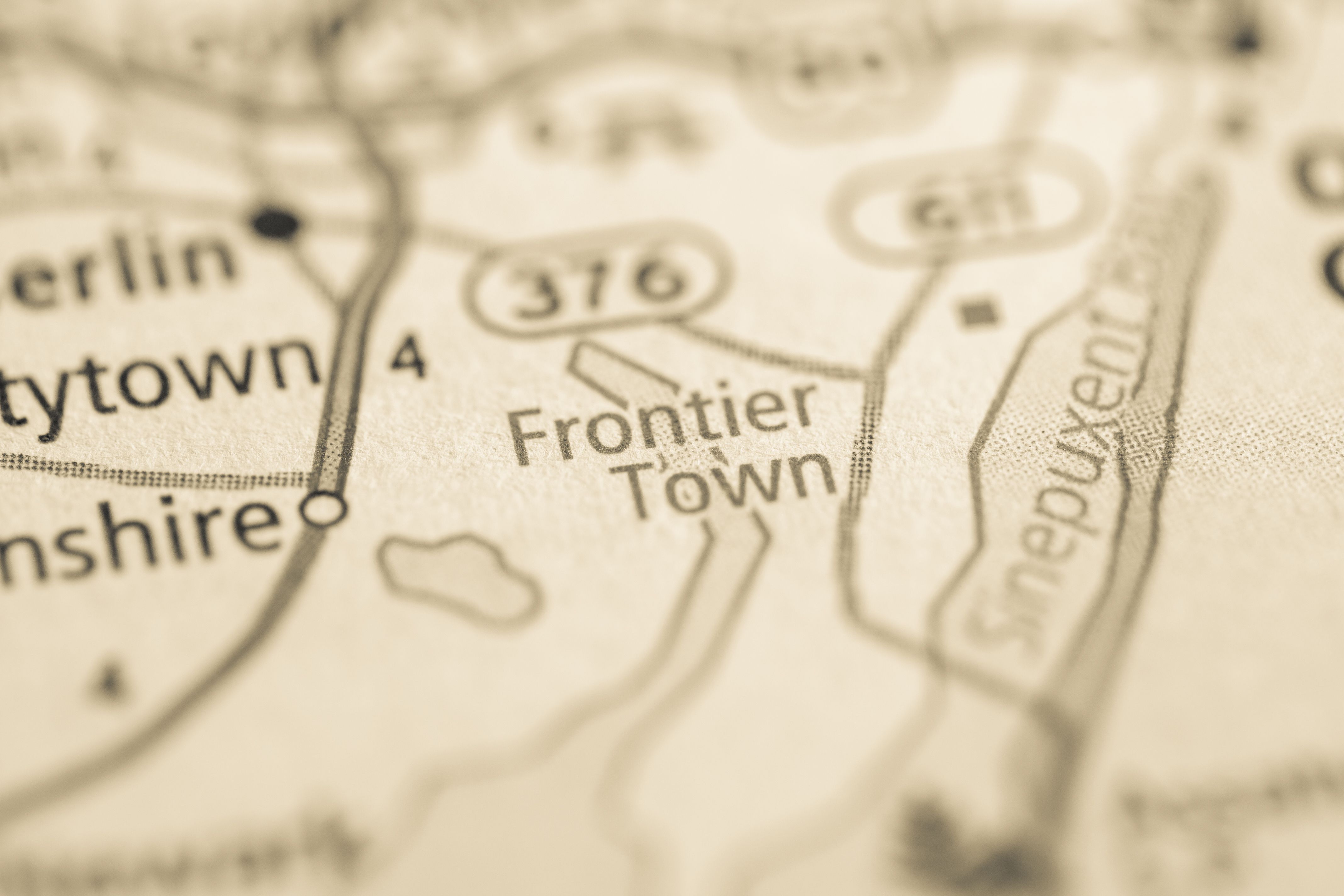 Frontier Town on map
