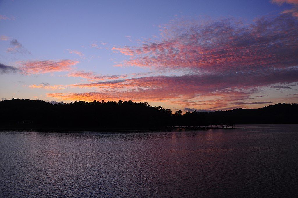 Sunset at Summersville Lake, United States