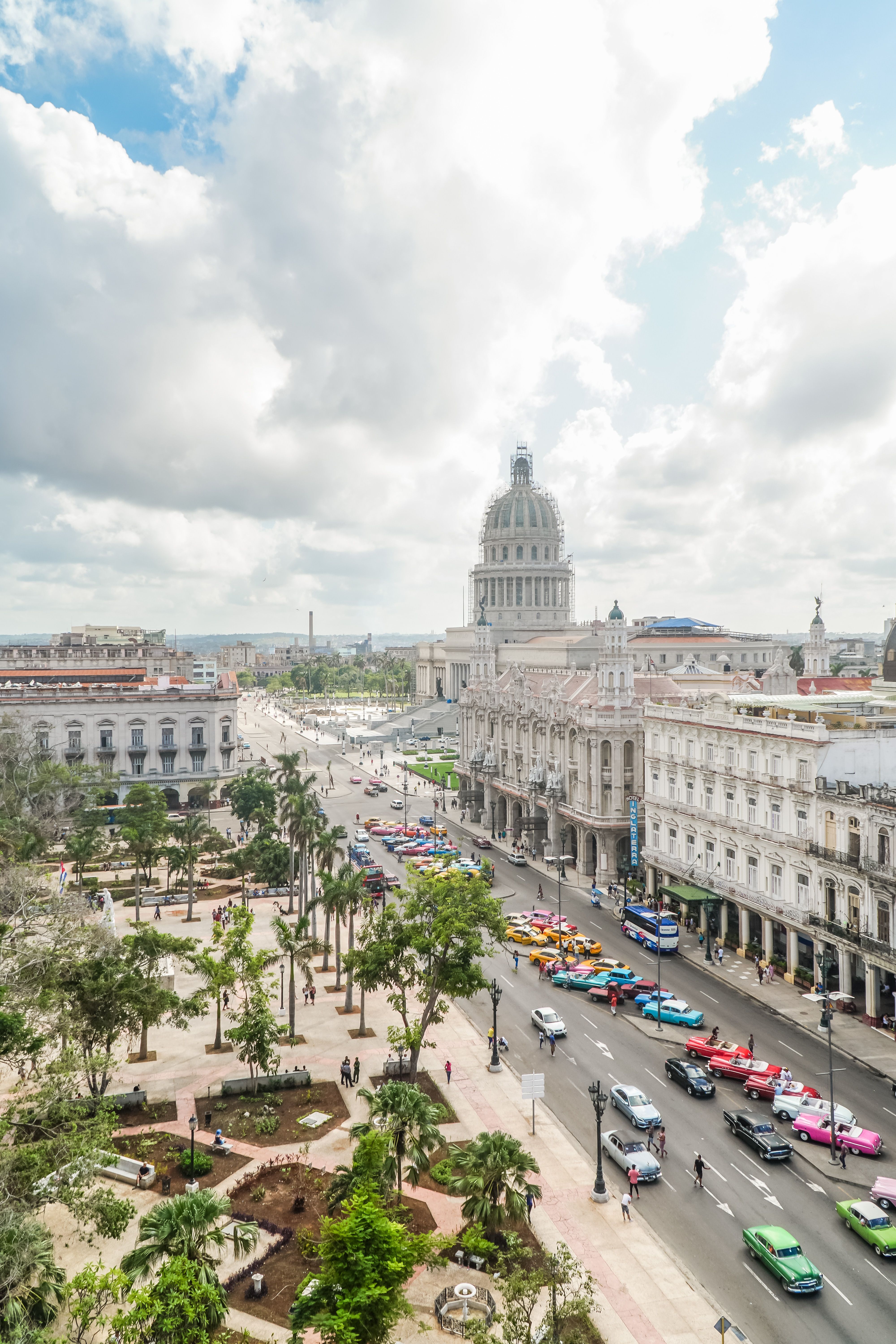 A road in Havana, the capital of Cuba