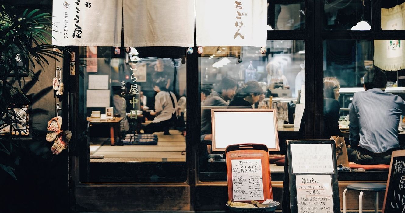 A traditional restaurant in Tokyo, Japan
