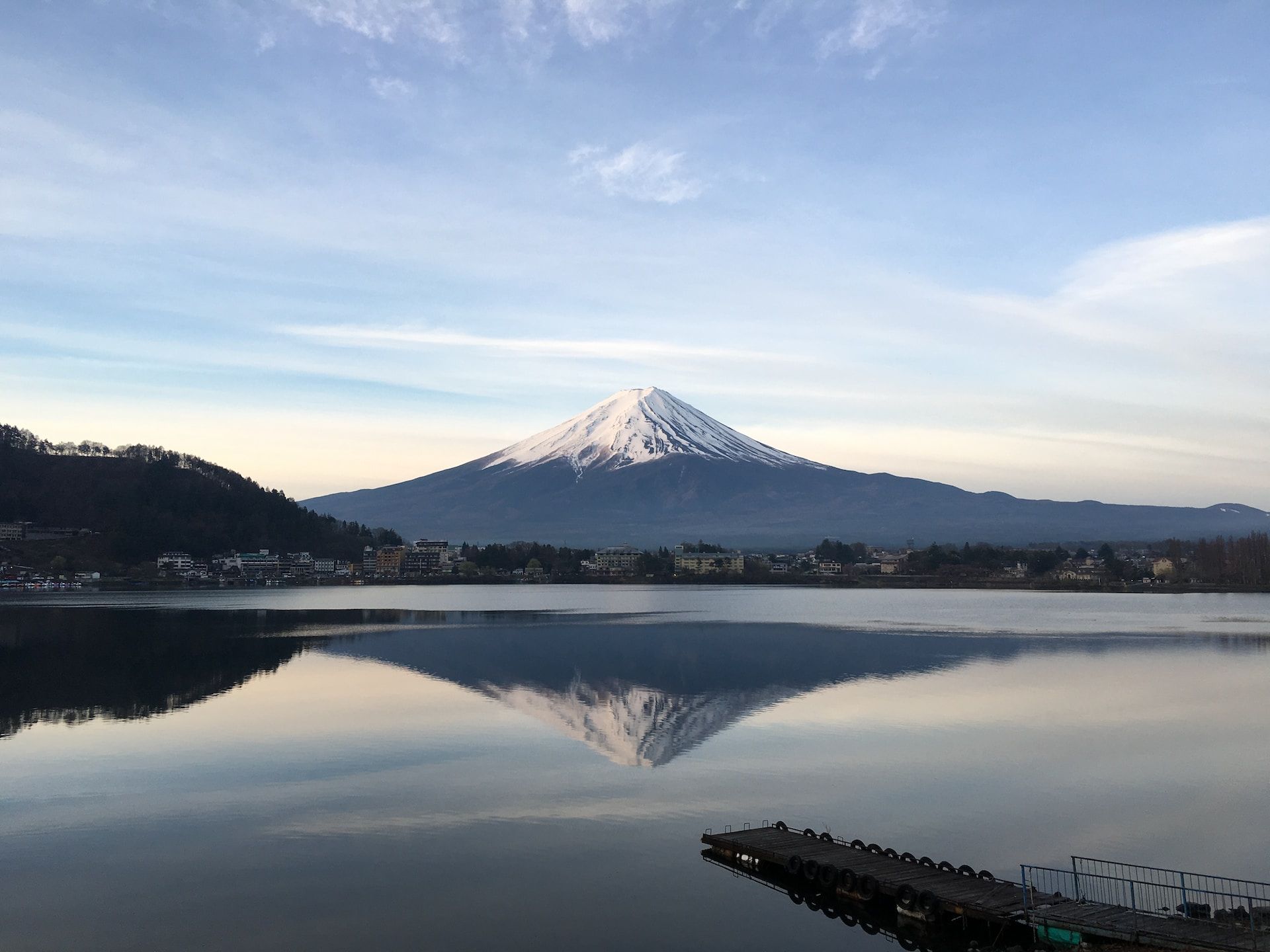 A view of Mount Fuji