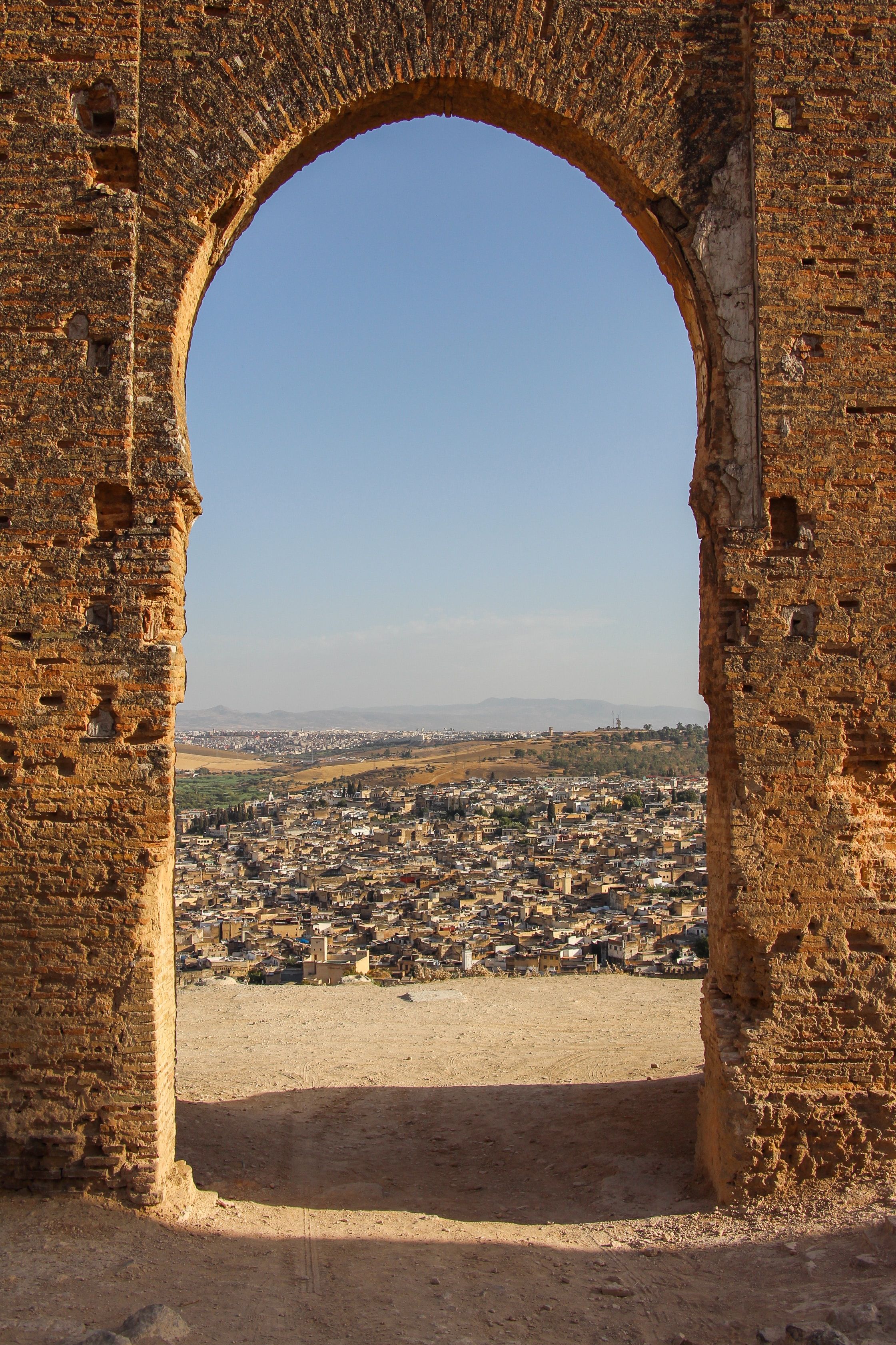 The view of Fez in Morocco