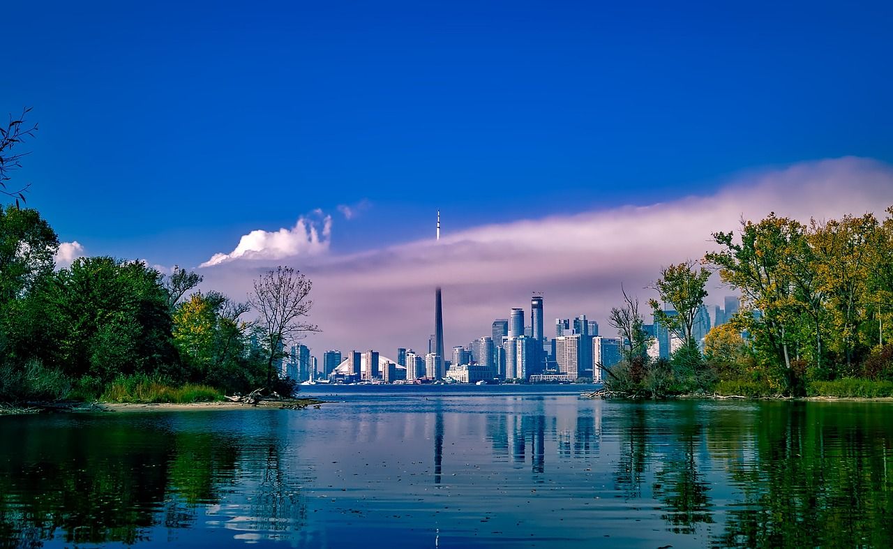 Beautiful view of Toronto cityscape 