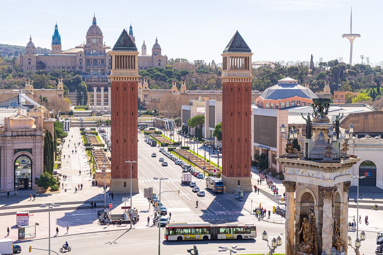 City view of Barcelona 