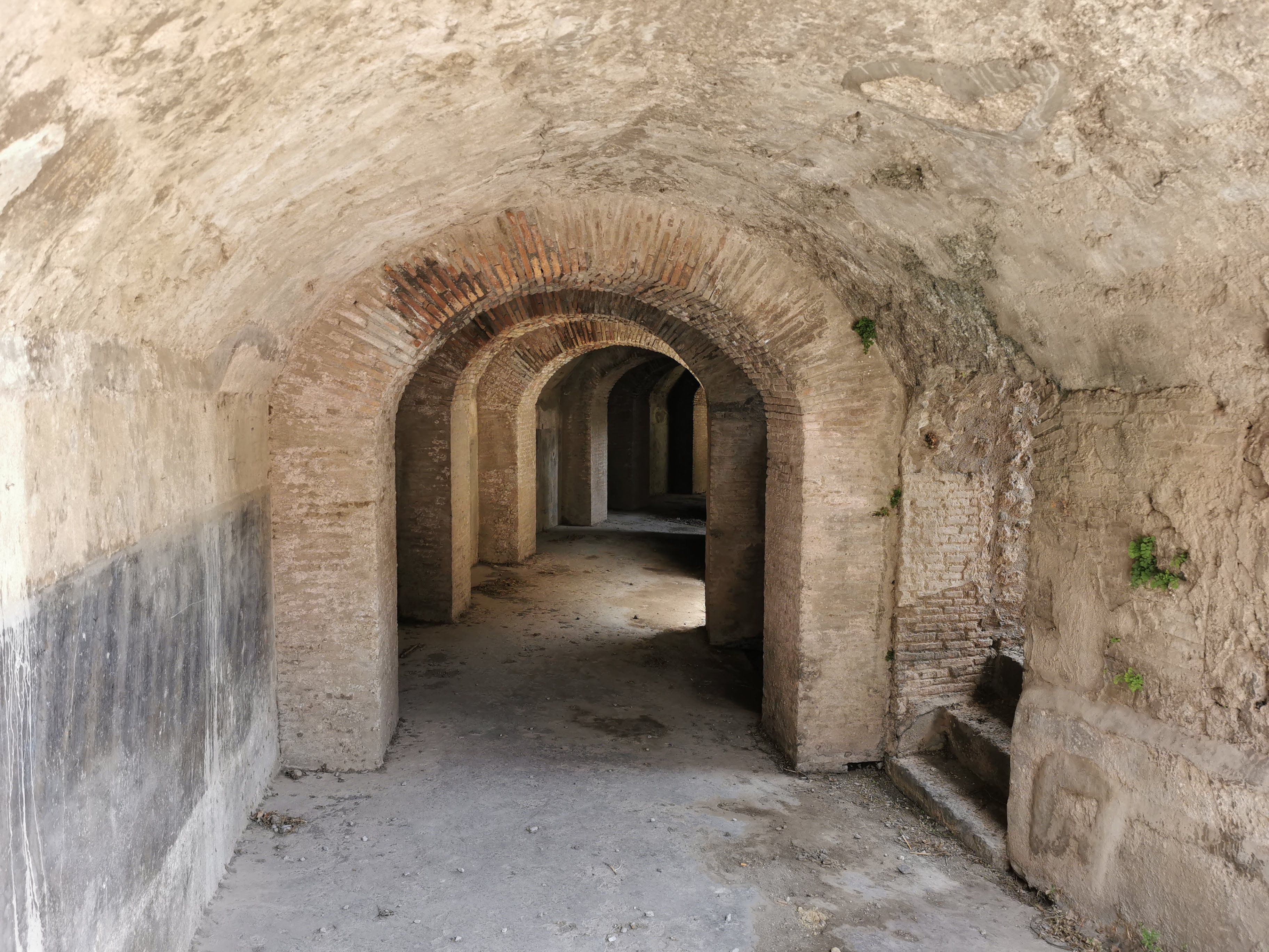 Tunnel In Amphitheater of Pompeii