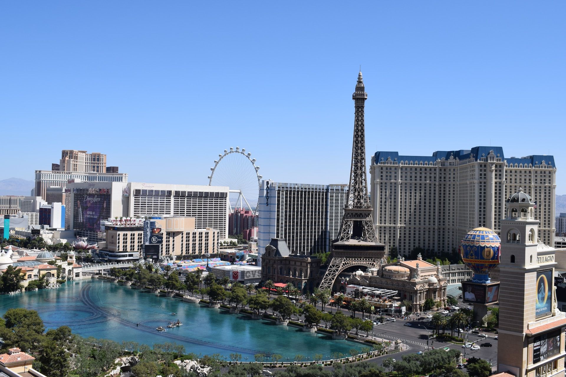 Aerial Shot of the Las Vegas Strip During Daytime, Nevada