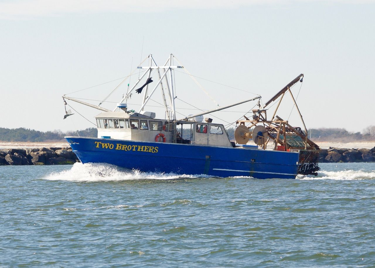 A fishing boat in Cape May, New Jersey
