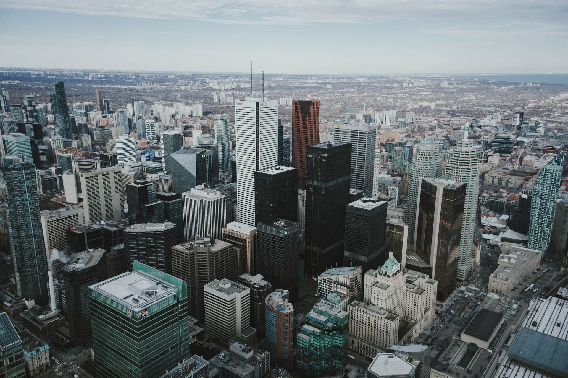 Toronto Canada Aerial View