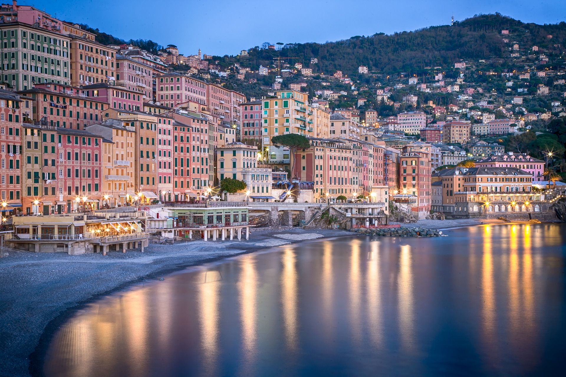 The seafront of Camogli