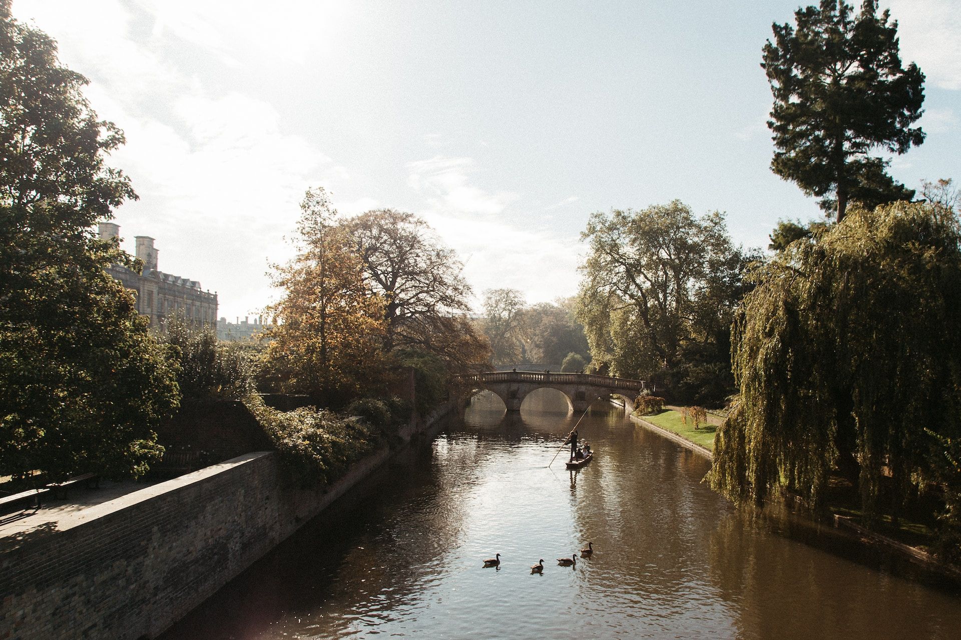 A river in Cambridge, U.K. 
