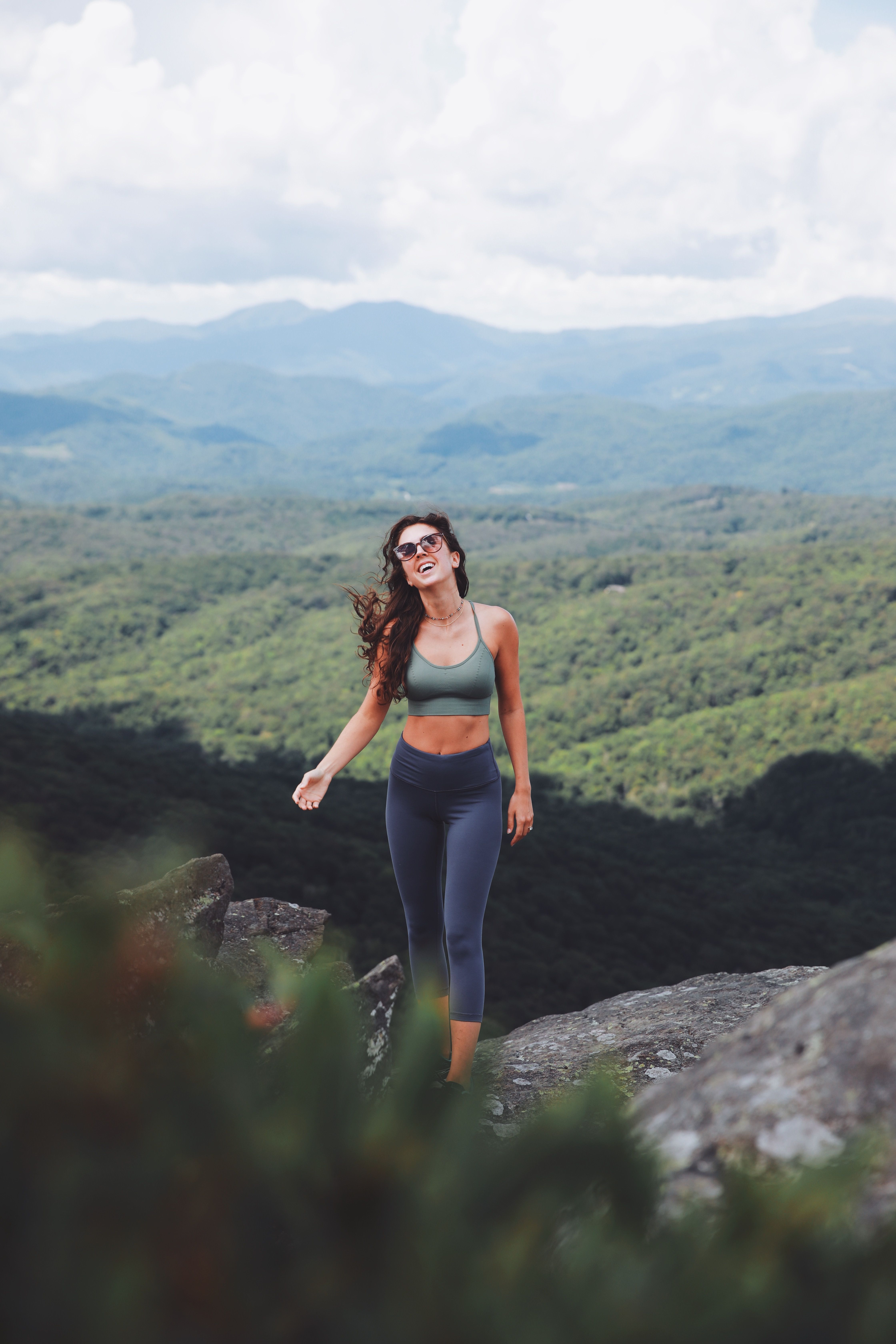 A person hiking Mount Coolum, Queensland, Australia