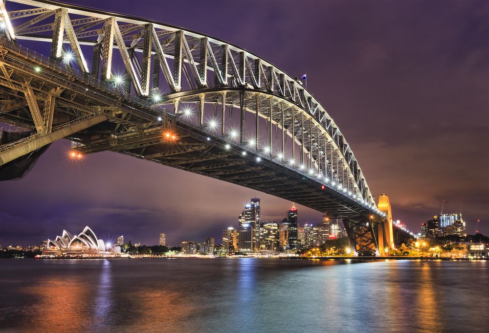 East side of Sydney harbour bridge