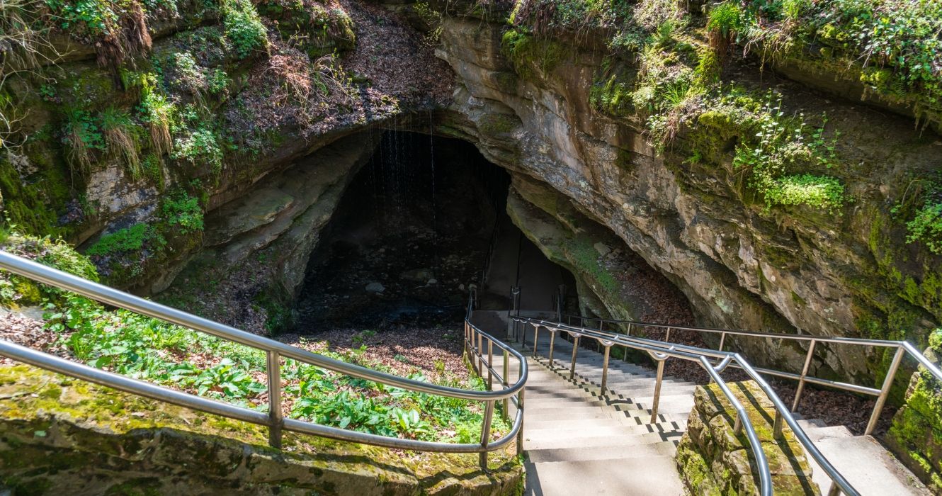 Entrance to Mammoth Cave Kentucky