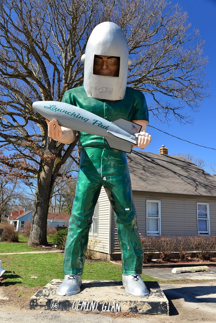 Shot Gemini Giant, a Route 66 stop in Wilmington, Illinois