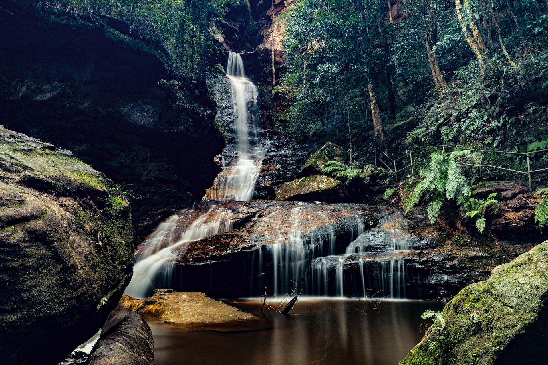 Empress Waterfalls in the Blue Mountains of NSW, Australia