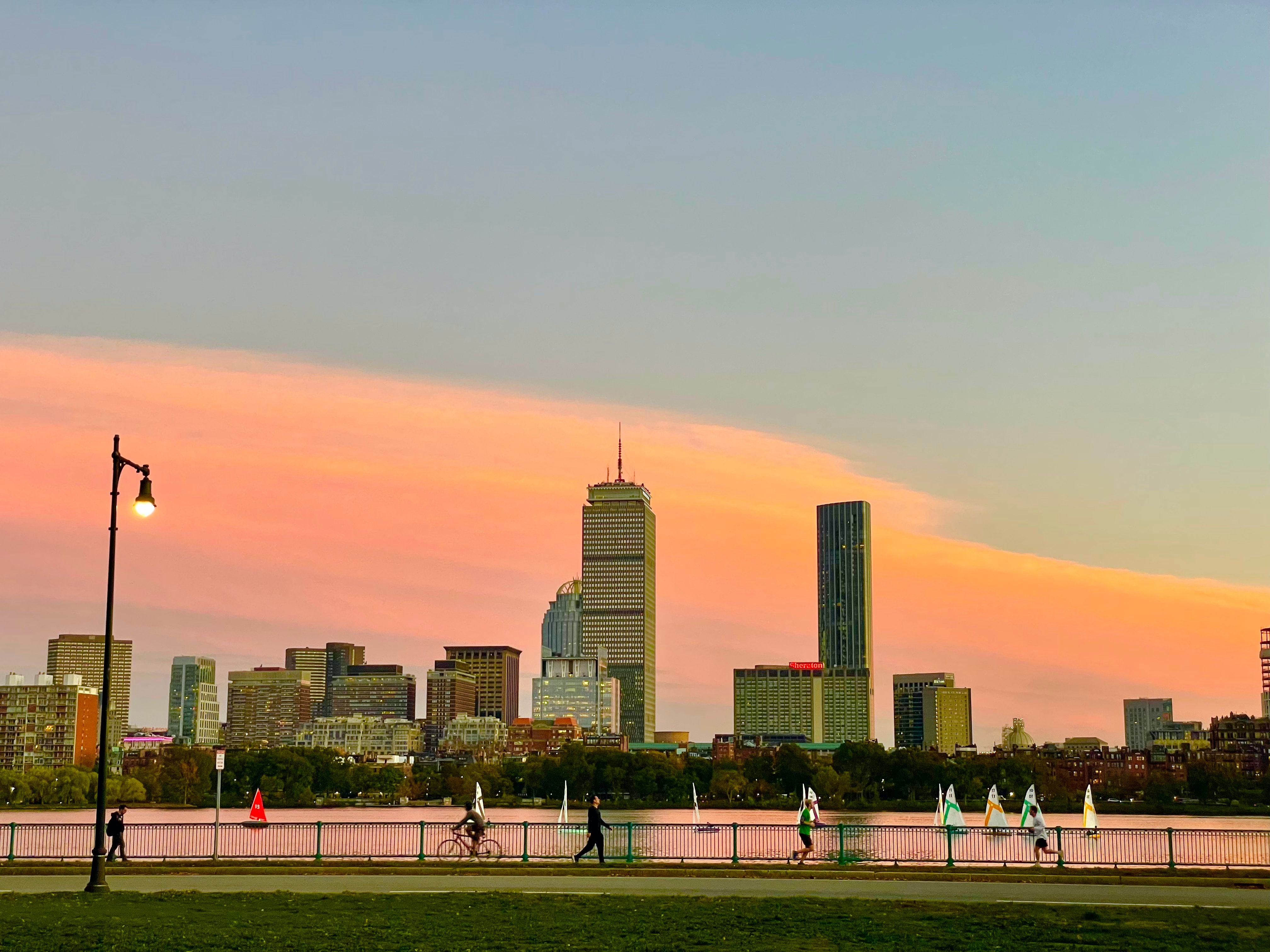Boston, as viewed from Cambridge, took Fall 2022.