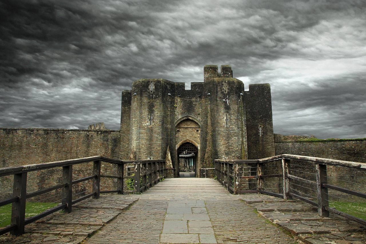 A castle in Wales