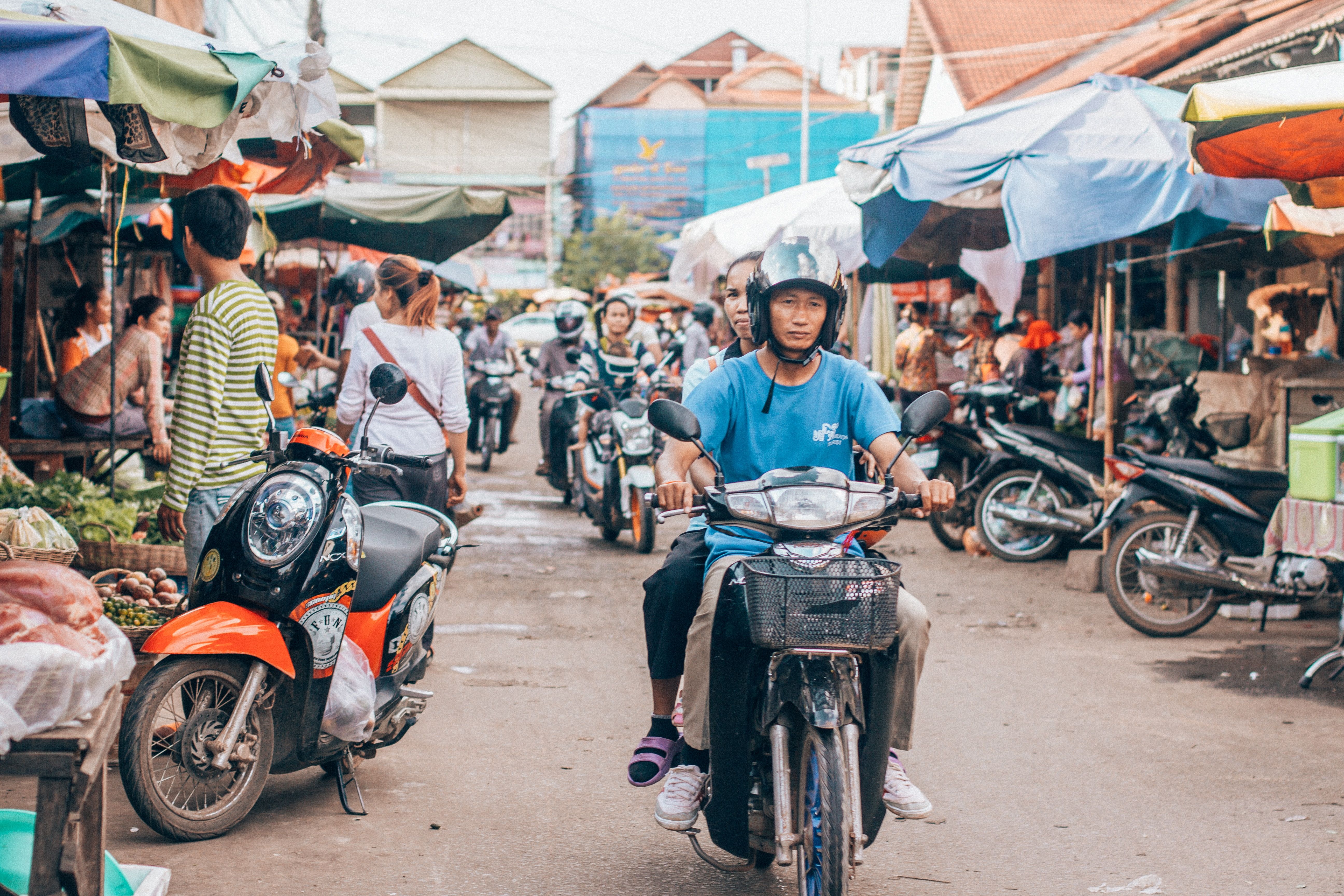 A market in Siem Reap
