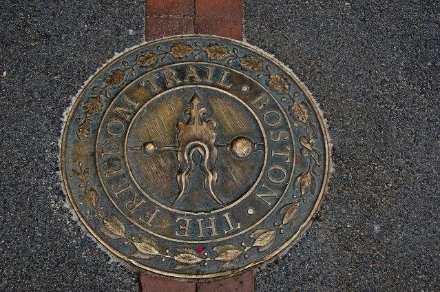 Freedom Trail sign
