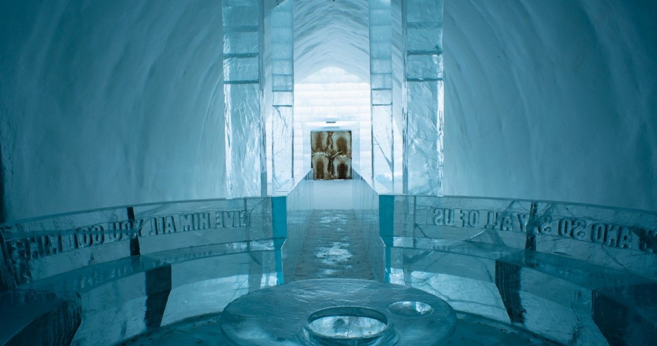 Icehotel in Jukkasjarvi, Sweden