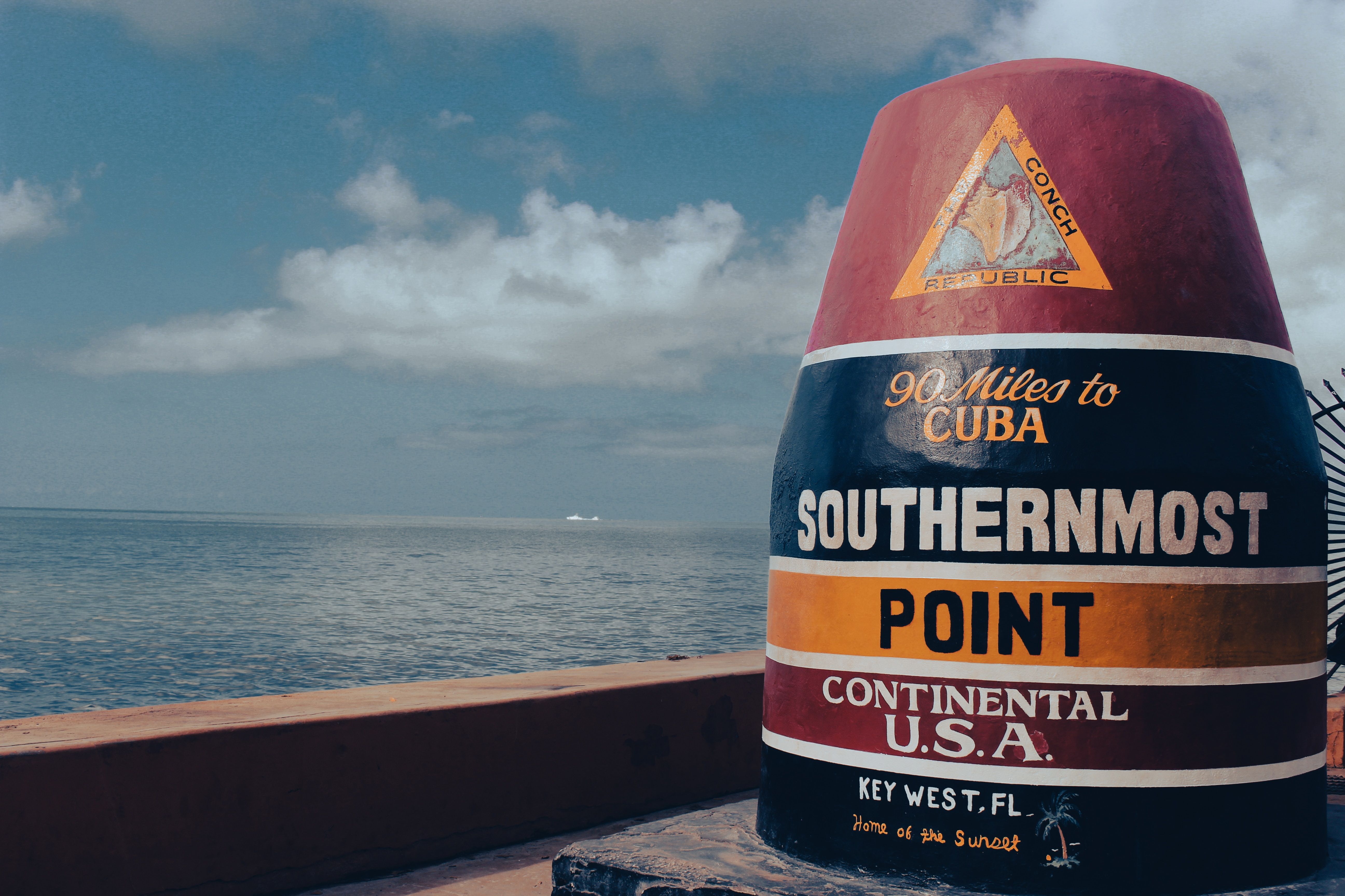 Southernmost Point of the US Marker, Key West