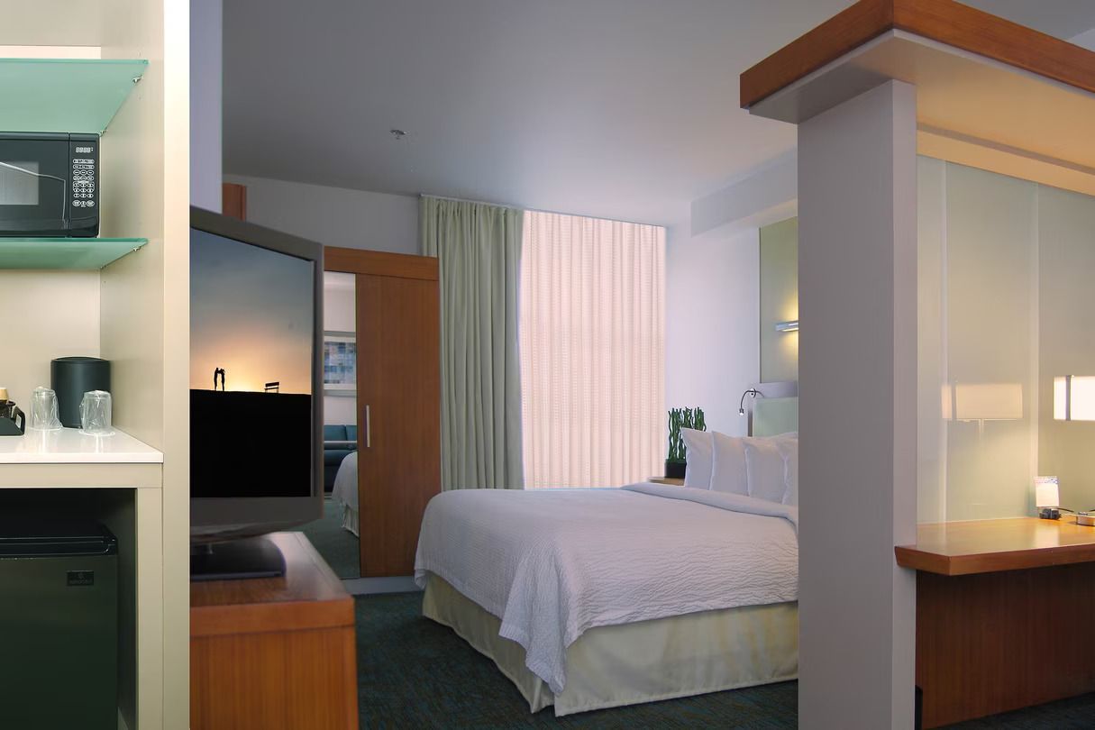 Guest room, SpringHill Suites Las Vegas North Speedway