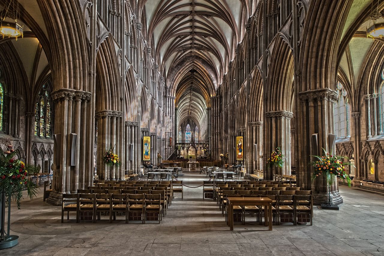 Lichfield Cathedral, England