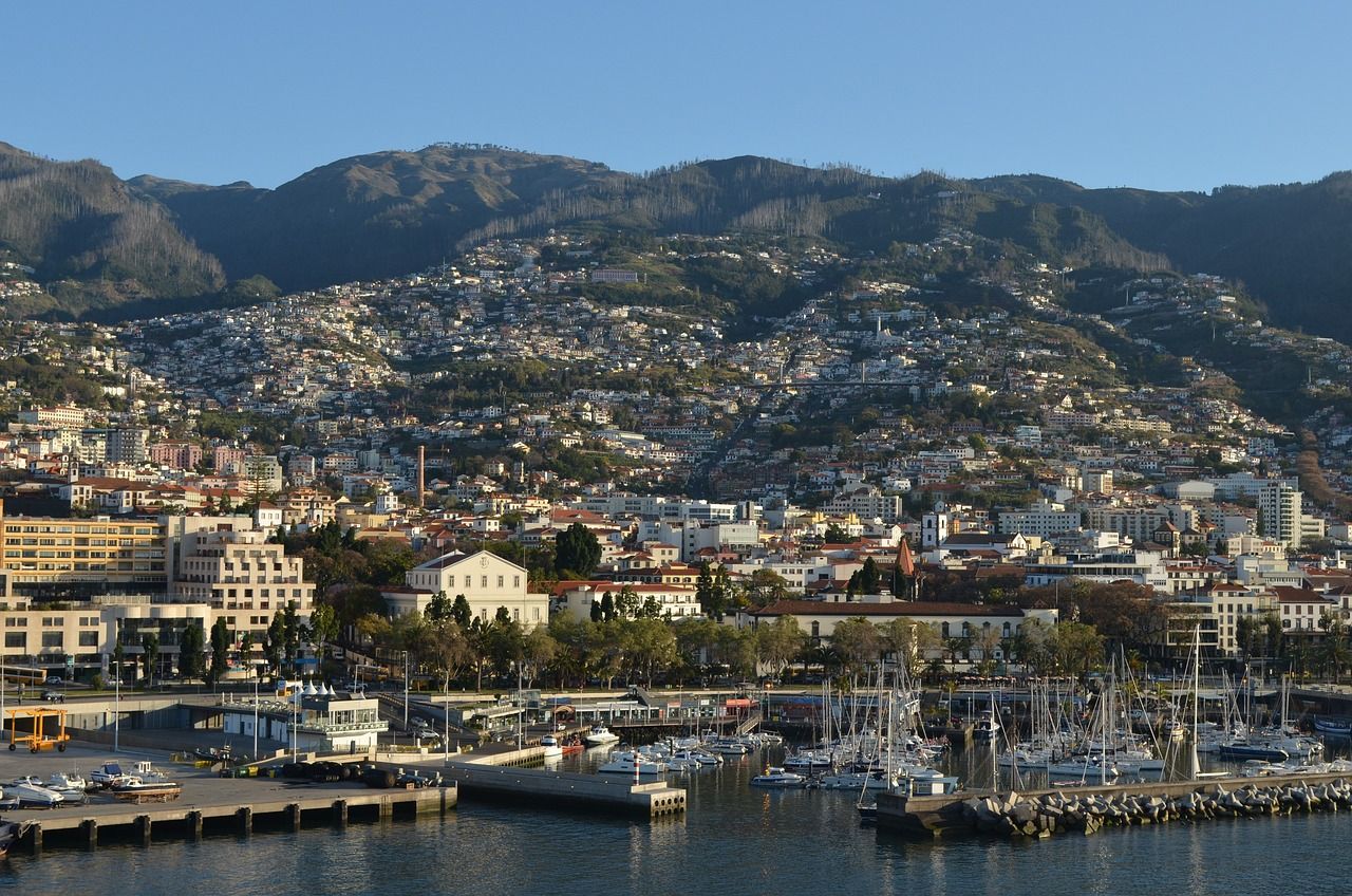 A view of Funchal in Madeira
