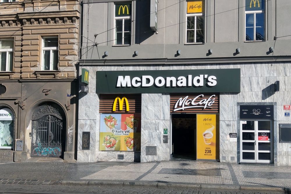 McDonalds, Prague, Czech Republic