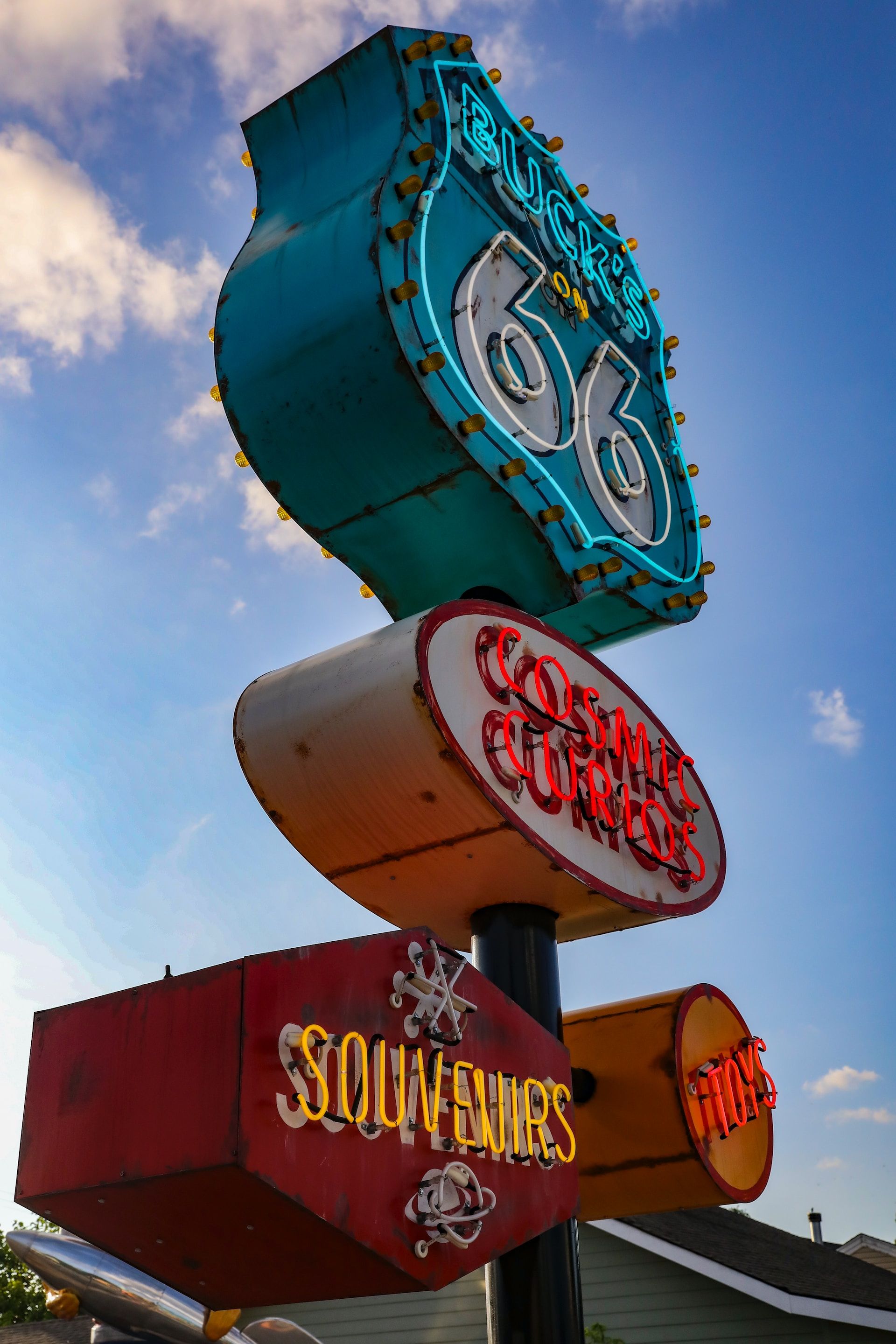 The Route 66 Museum attempts to save original signage surrounding Route 66