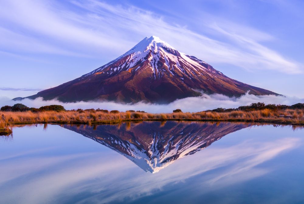 Mount Taranaki in New Zealand