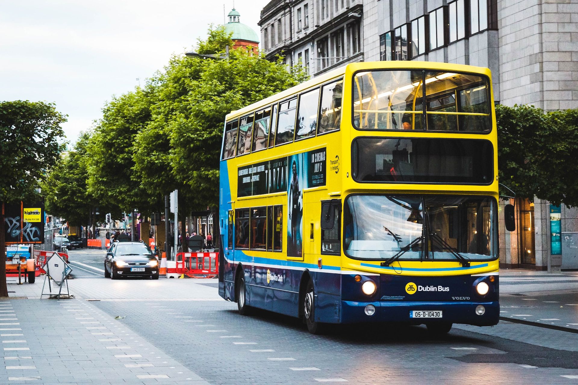A bus in Dublin