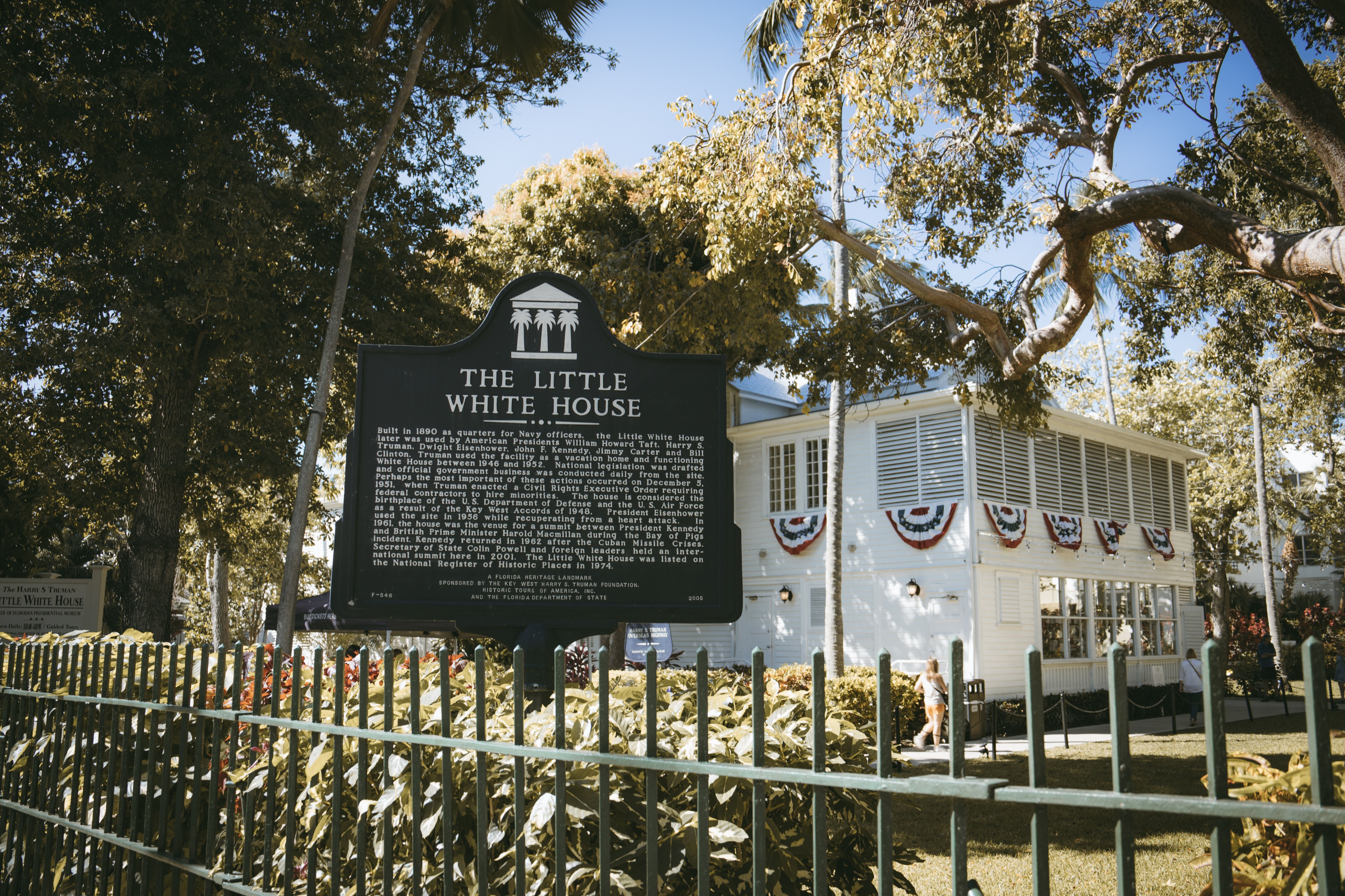 The Little White House in Key West, Florida