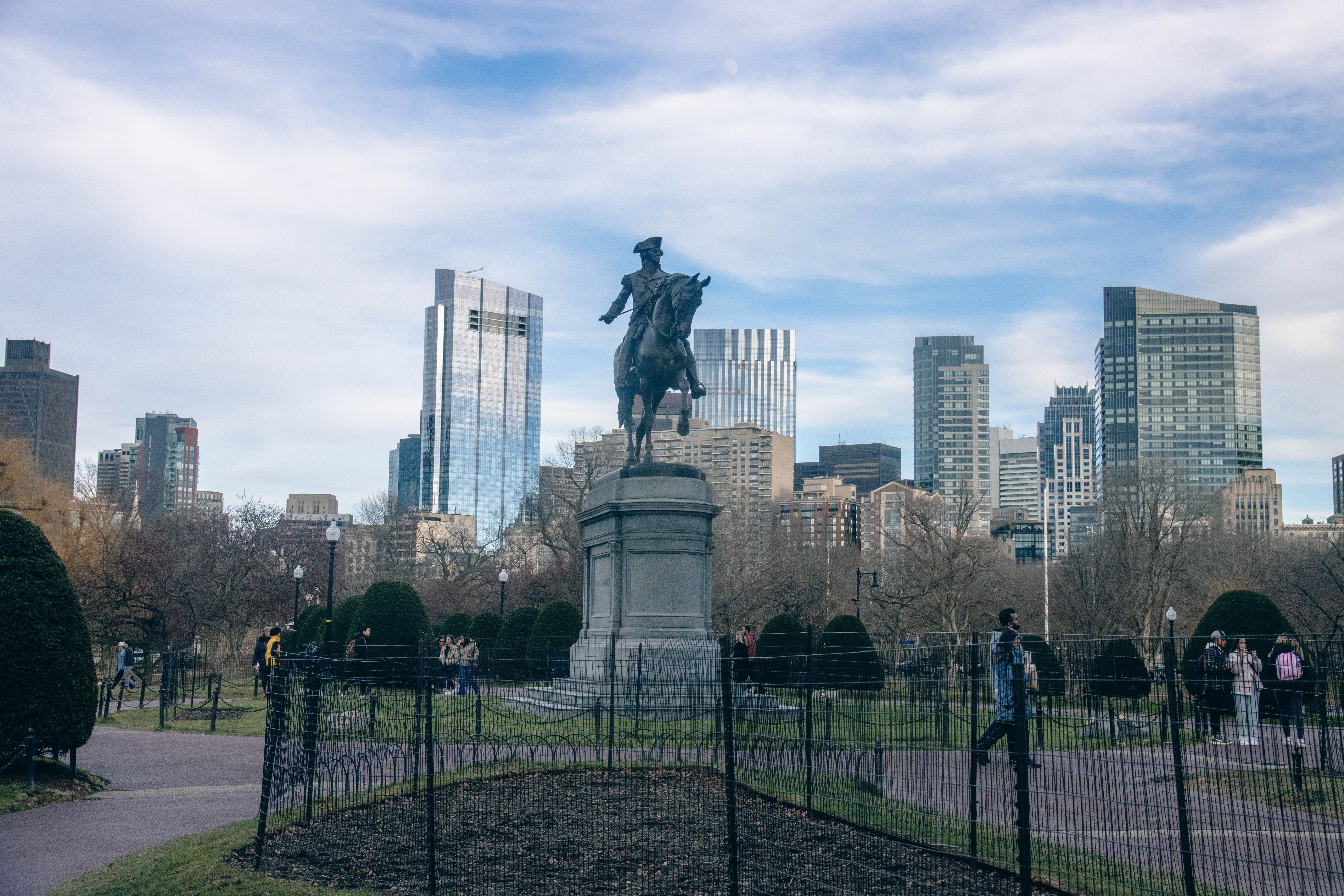 Portrait of George Washington in Boston