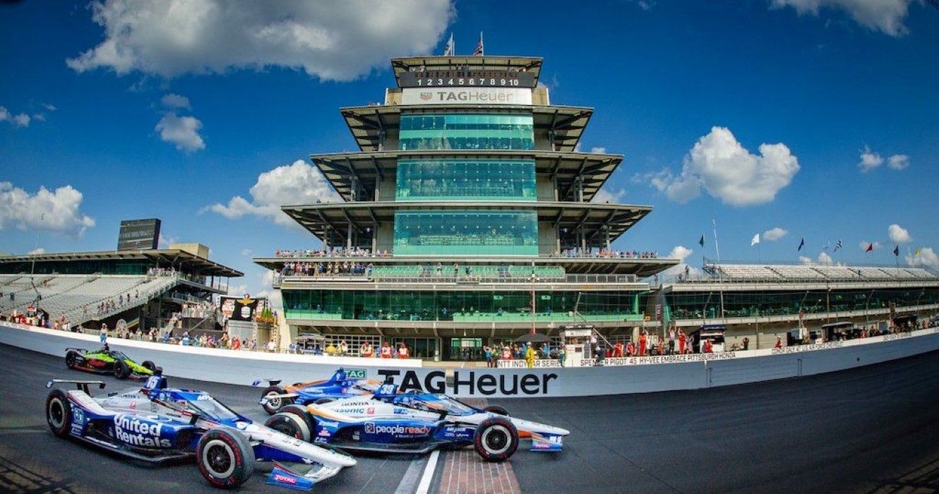 Race track at Indianapolis Motor Speedway