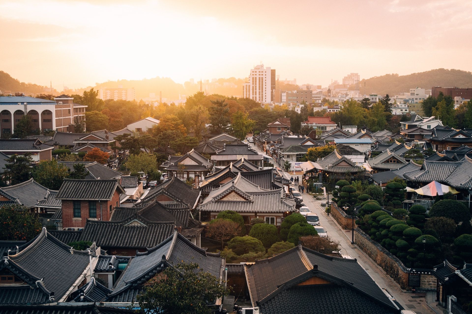 A view of Jeonju