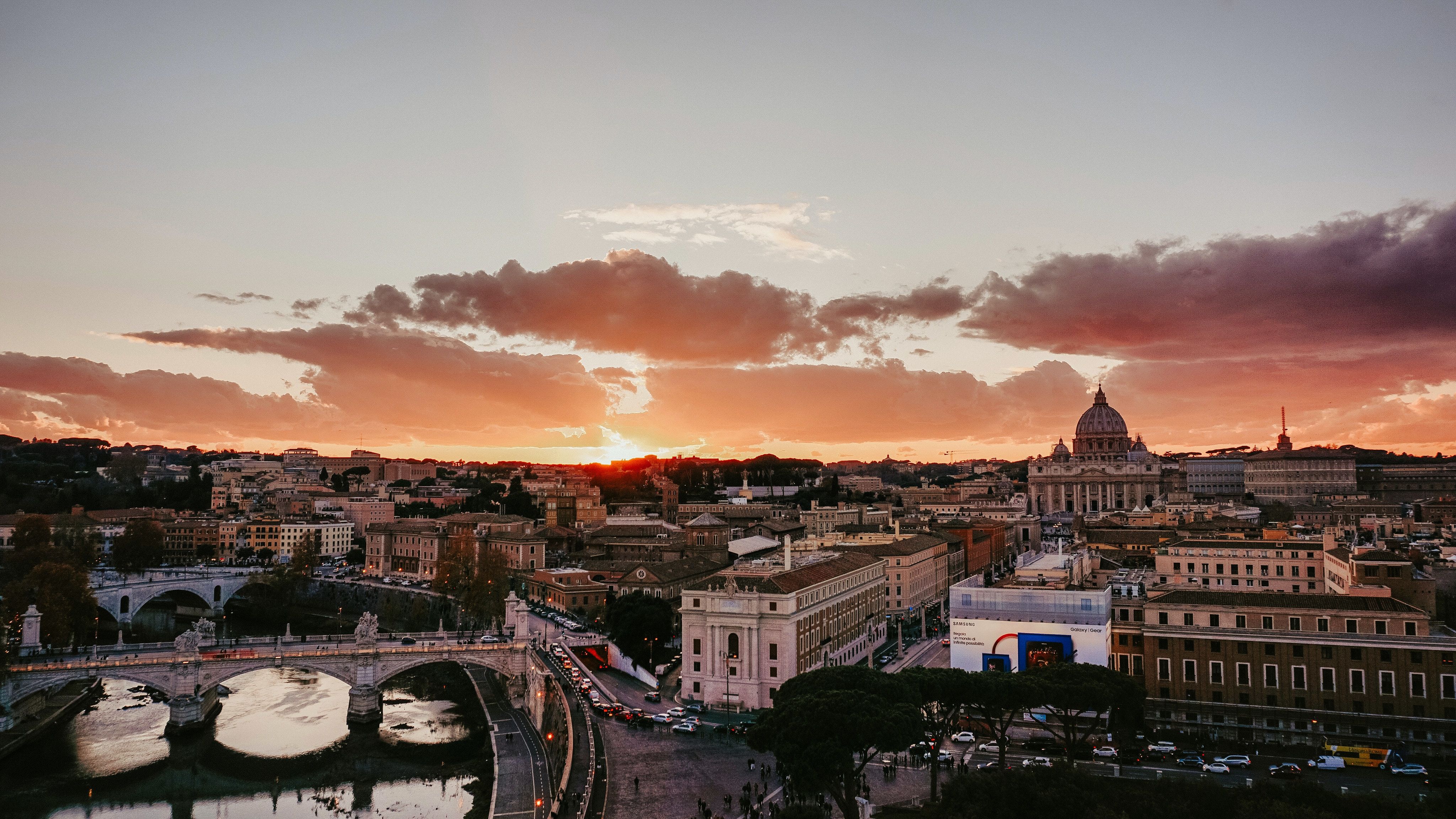 Rome at the golden hour