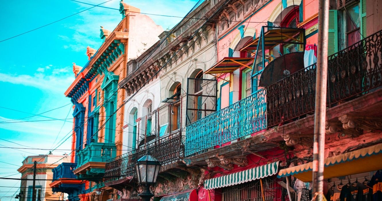 Colorful buildings in Caminito, Buenos Aires, Argentina