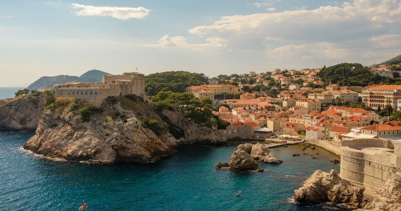 An aerial view of Dubrovnik in Croatia, one of the top summer destinations in Southern Europe