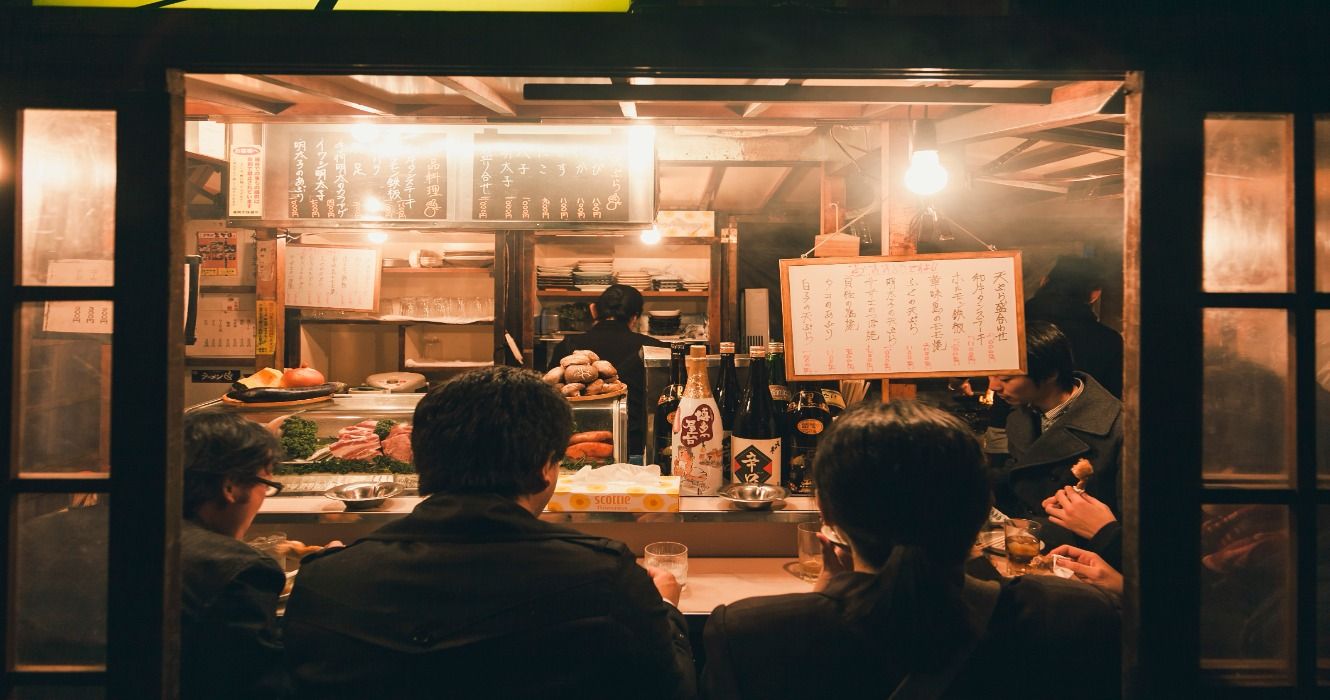 Yatai - Fukuoka's open air food stands and traditional ramen restaurants full of diners