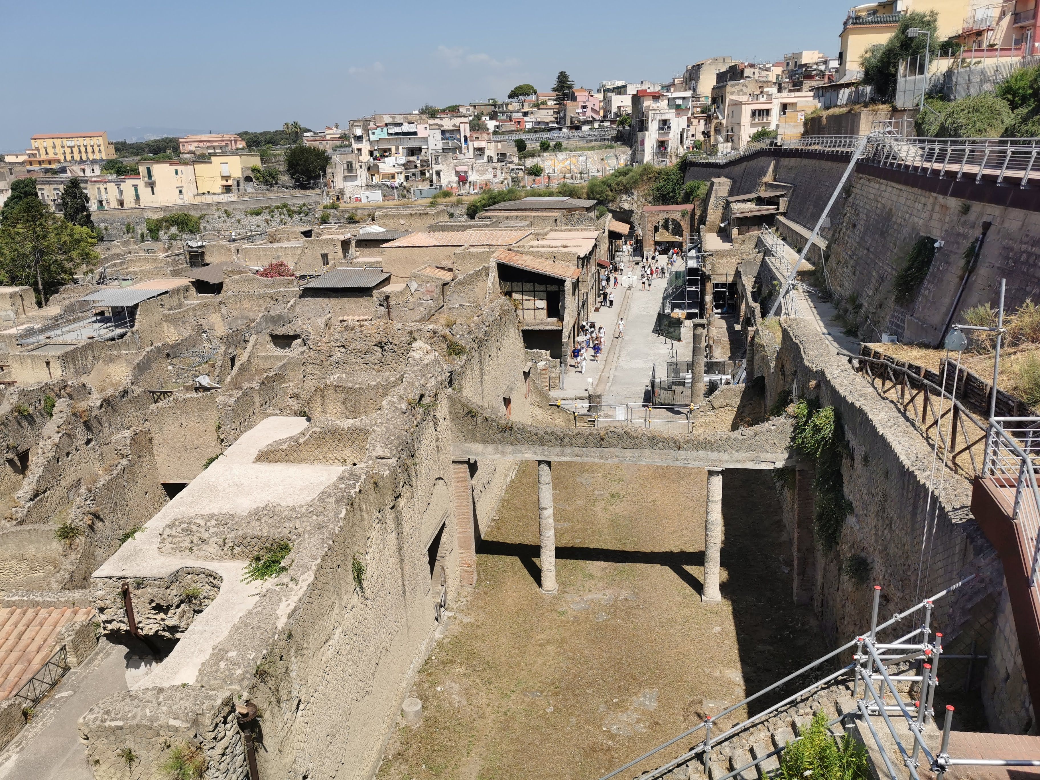 Ruins Of Herculaneum from above