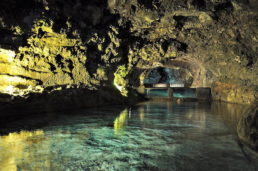 Interior of the São Vicente Caves