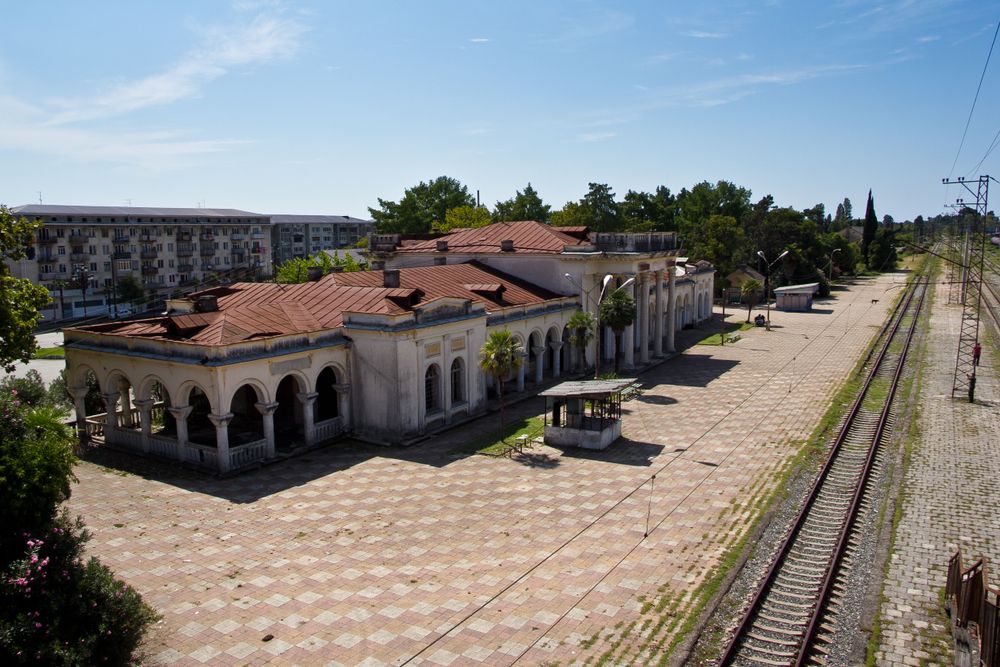 Abandoned Gudauta Train Station, Abkhazia