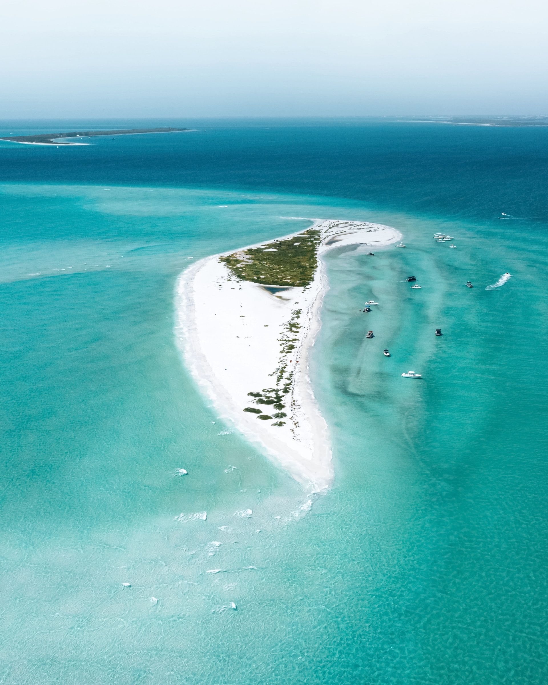 Aerial view of Anna Maria Island, Florida