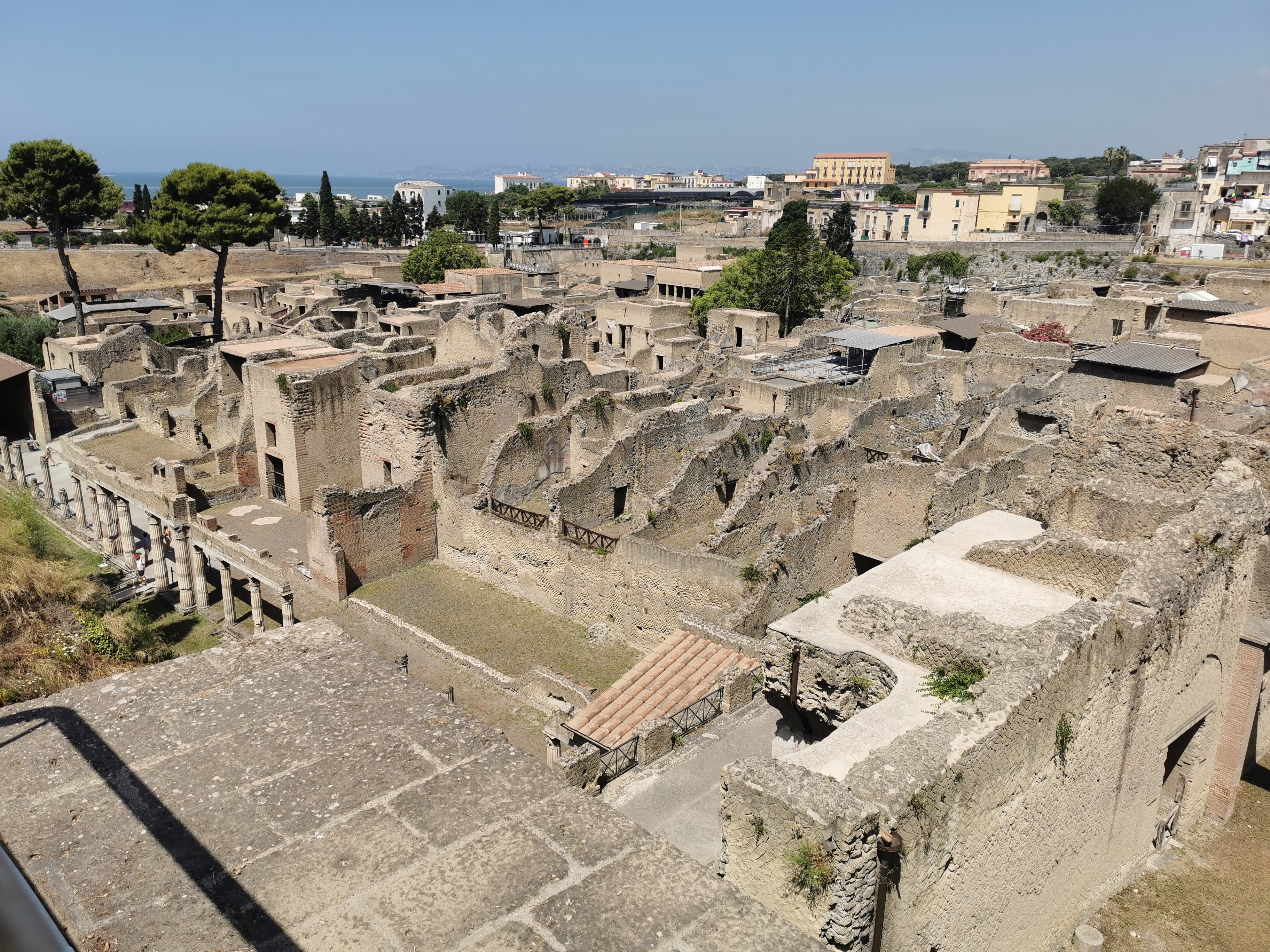 View of Herculaneum Archeological Site
