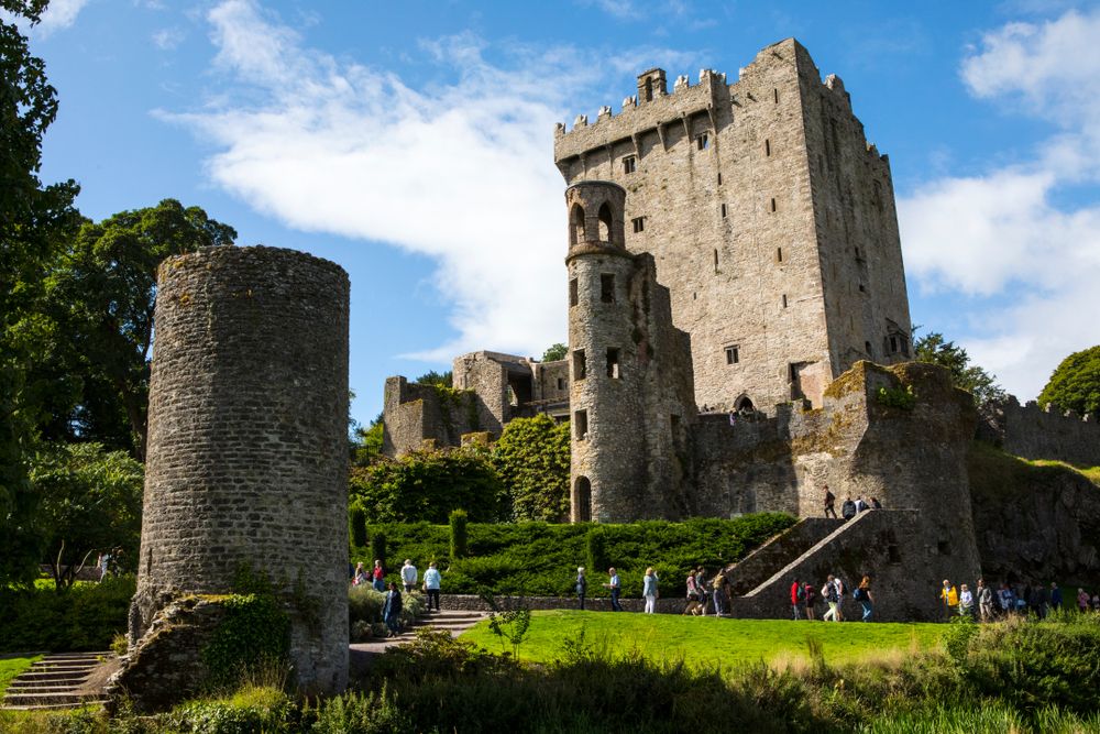 View of the historic Blarney Castle