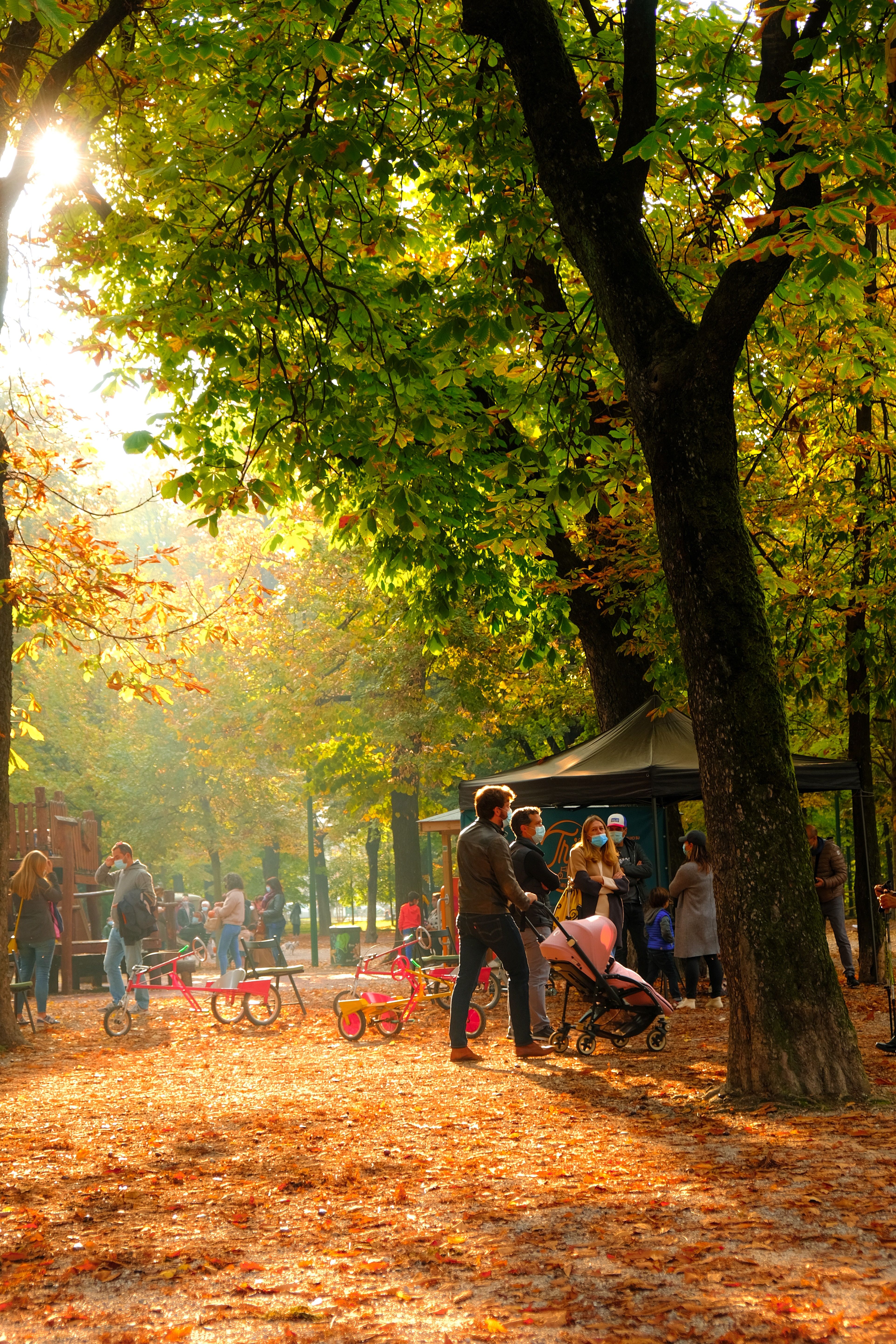 Giardini Pubblici Indro Montanelli in Milan, Italy